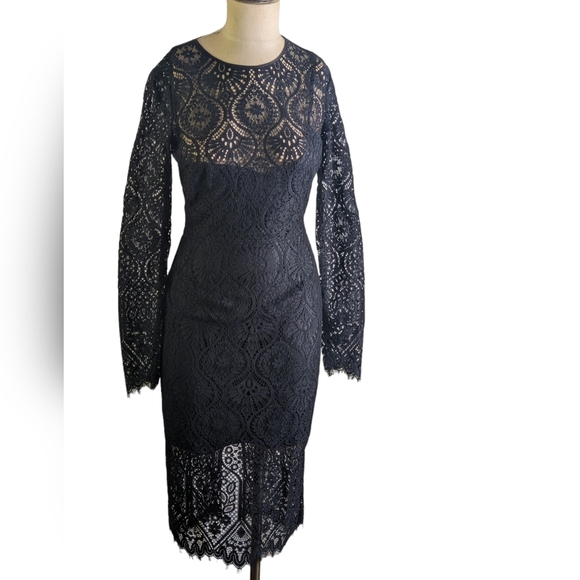Veronica Beard Dresses & Skirts - Veronica Beard Black Lace Dress, Sz 2, EUC